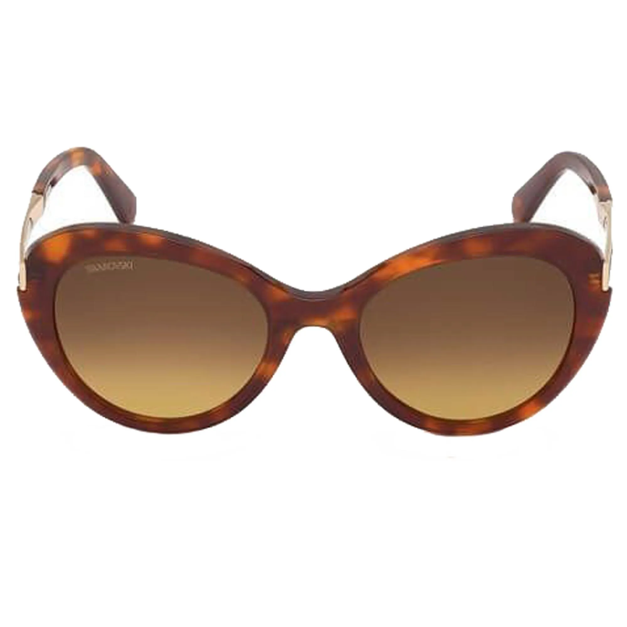 Swarovski Women's Sunglasses - Gradient Brown Lens Dark Havana Frame | SK0327 52F Versace Sunglasses