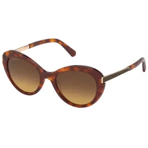 Swarovski Women's Sunglasses - Gradient Brown Lens Dark Havana Frame | SK0327 52F Versace Sunglasses