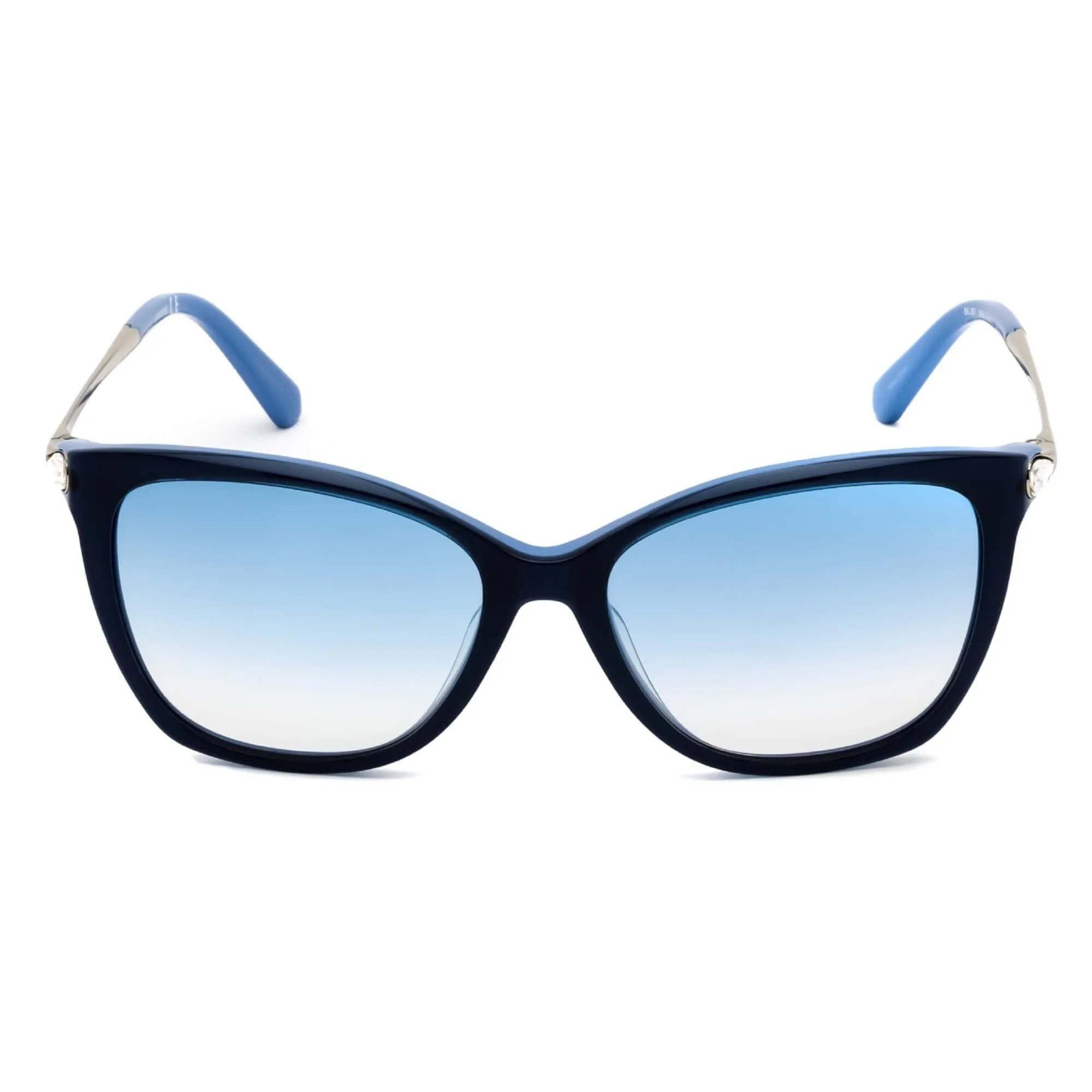 Swarovski Women's Sunglasses - Plastic Cat Eye Frame Blue Gradient Lens | SK0267 90W Versace Sunglasses