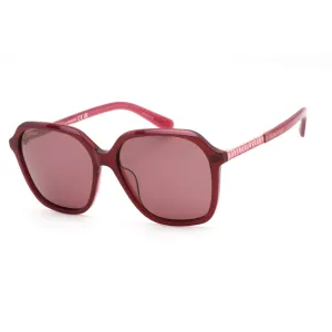 Swarovski Women's Sunglasses - Violet Lens Square Shape Plastic Frame | SK0390 74Y Versace Sunglasses