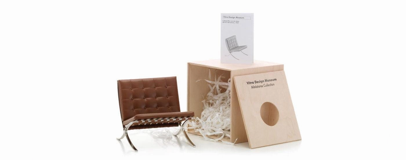 Vitra Miniatures MR 90 Barcelona Mies van der Rohe, 1929